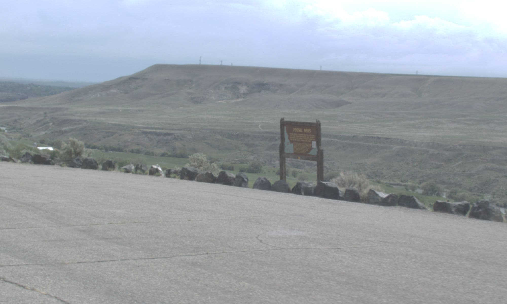 Hagerman Fossil Beds historical marker