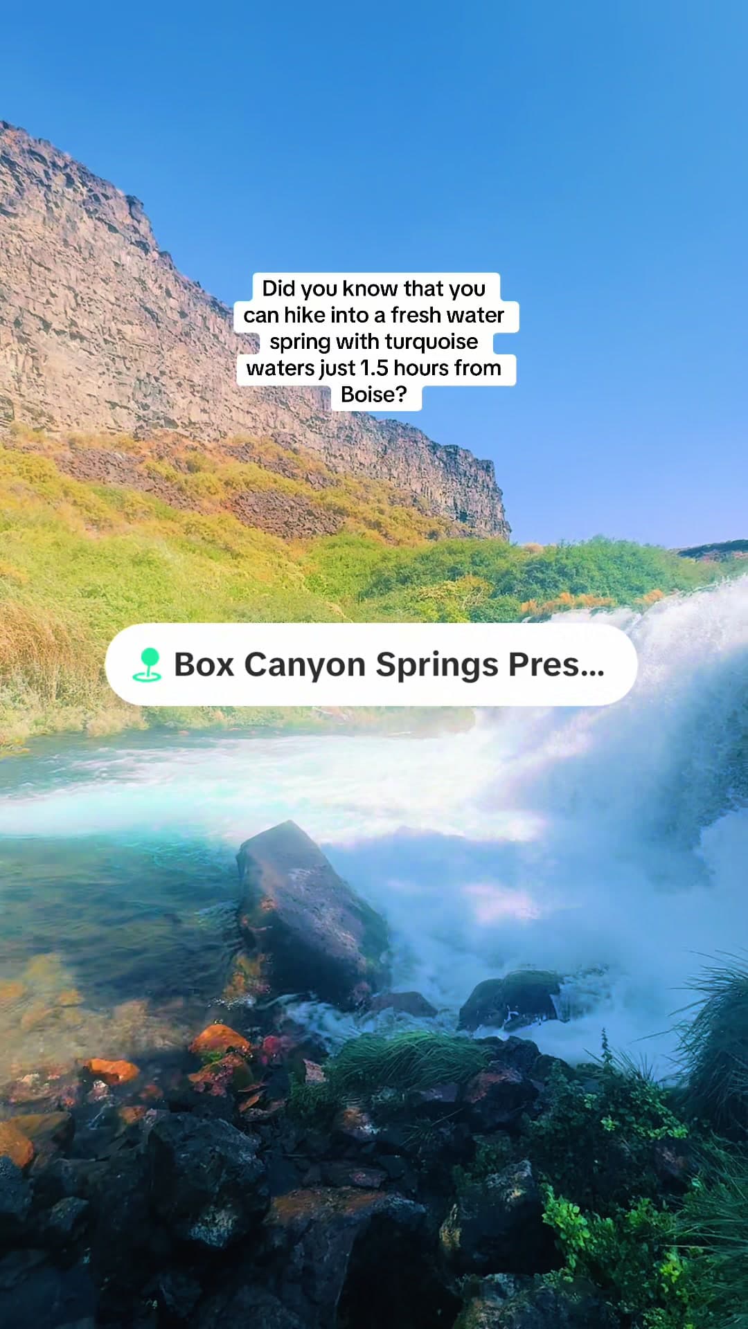 This Freshwater Swimming Hole Two Hours from Boise Runs Turquoise Year-Round